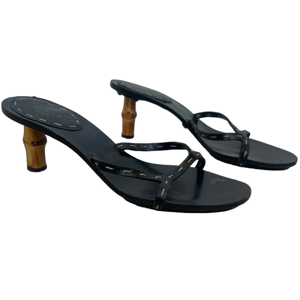 Gucci Vintage Bamboo Heels